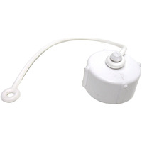 HOSE CAP/STR 3/4'WHT 1/CD