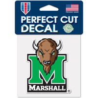 Marshall Thundering Herd Decal 4x4 Perfect Cut Color