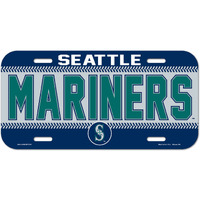 Seattle Mariners License Plate Plastic