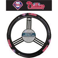 Philadelphia Phillies Steering Wheel Cover Massage Grip Style CO