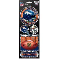 Denver Broncos Stickers Prismatic