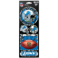 Detroit Lions Stickers Prismatic