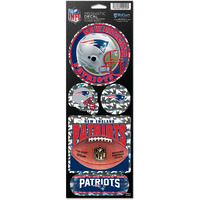 New England Patriots Stickers Prismatic
