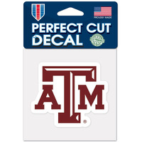 Texas A&M Aggies Decal 4x4 Perfect Cut Color