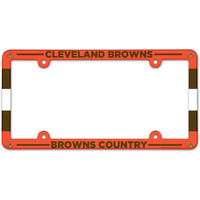 Cleveland Browns Full Color License Plate Frame