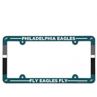 Philadelphia Eagles License Plate Frame Plastic Full Color Style