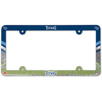 Tennessee Titans License Plate Frame Plastic Full Color Style