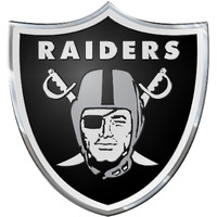 Las Vegas Raiders Auto Emblem - Color