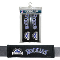 Colorado Rockies Seat Belt Pads CO