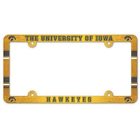 Iowa Hawkeyes License Plate Frame - Full Color