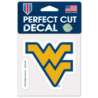 West Virginia Mountaineers Decal 4x4 Perfect Cut Color
