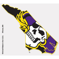 East Carolina Pirates Decal 4x4 Perfect Cut Color