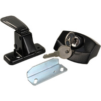 CAMPER DOOR LATCH  BLACK