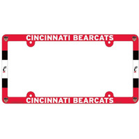 Cincinnati Bearcats License Plate Frame Plastic Full Color Style