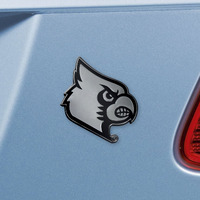 Louisville Cardinals Auto Emblem Premium Metal Chrome Special Order