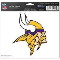 Minnesota Vikings Decal 5x6 Ultra Color