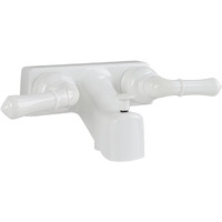 FAUCET 4" WHITE TUB/SHOWER