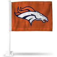 Denver Broncos Flag Car