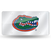 Florida Gators License Plate Laser Cut Silver