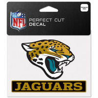 Jacksonville Jaguars Decal 4.5x5.75 Perfect Cut Color