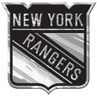 New York Rangers Auto Emblem - Silver