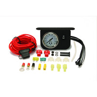 Illuminated Dash Panel Gauge Kit, White face (200 PSI, 30 Amp)