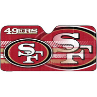 San Francisco 49ers Auto Sun Shade - 59"x27"