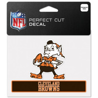 Cleveland Browns Decal 4.5x5.75 Perfect Cut Color