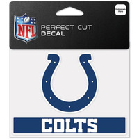 Indianapolis Colts Decal 4.5x5.75 Perfect Cut Color