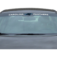 Carolina Panthers Decal 35x4 Windshield