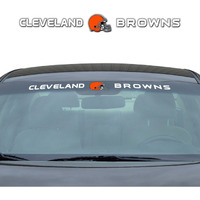 Cleveland Browns Decal 35x4 Windshield