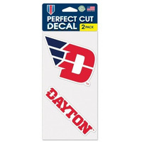 Dayton Flyers Decal 4x4 Perfect Cut Set of 2 Special Order