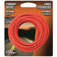WIRE PRIMARY 18GA33' RED (Pack of 1)