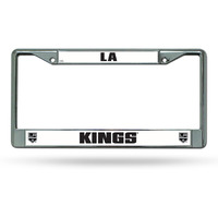 Los Angeles Kings License Plate Frame Chrome