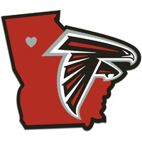 Atlanta Falcons Decal Home State Pride Style