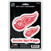 Detroit Red Wings Decal Die Cut Team 3 Pack