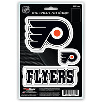 Philadelphia Flyers Decal Die Cut Team 3 Pack