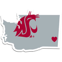 Washington State Cougars Decal Home State Pride Style - Special Order
