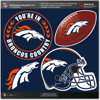 Denver Broncos Magnet Kit 4 Piece CO