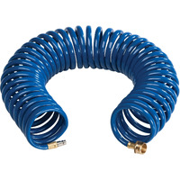 Empire Brass CRD-COIL-BLU-HS Blue Coiled Extension Hose For Quick Disconnect Valves - 15'