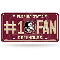 Florida State Seminoles License Plate #1 Fan