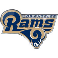 Los Angeles Rams Auto Emblem Color Alternate Logo
