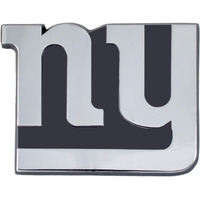 New York Giants Auto Emblem Premium Metal Chrome