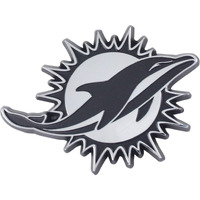 Miami Dolphins Auto Emblem Premium Metal Chrome