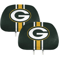 Green Bay Packers Headrest Covers Full Printed Style