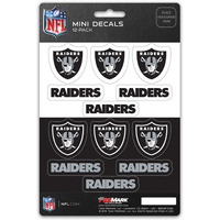 Las Vegas Raiders Decal Set Mini 12 Pack