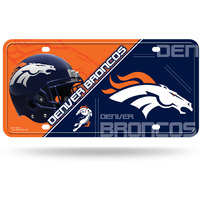 Denver Broncos License Plate Metal