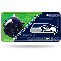 Seattle Seahawks License Plate Metal