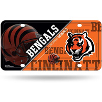 Cincinnati Bengals License Plate Metal