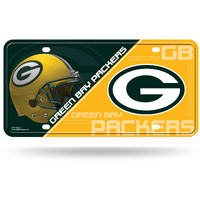 Green Bay Packers License Plate Metal